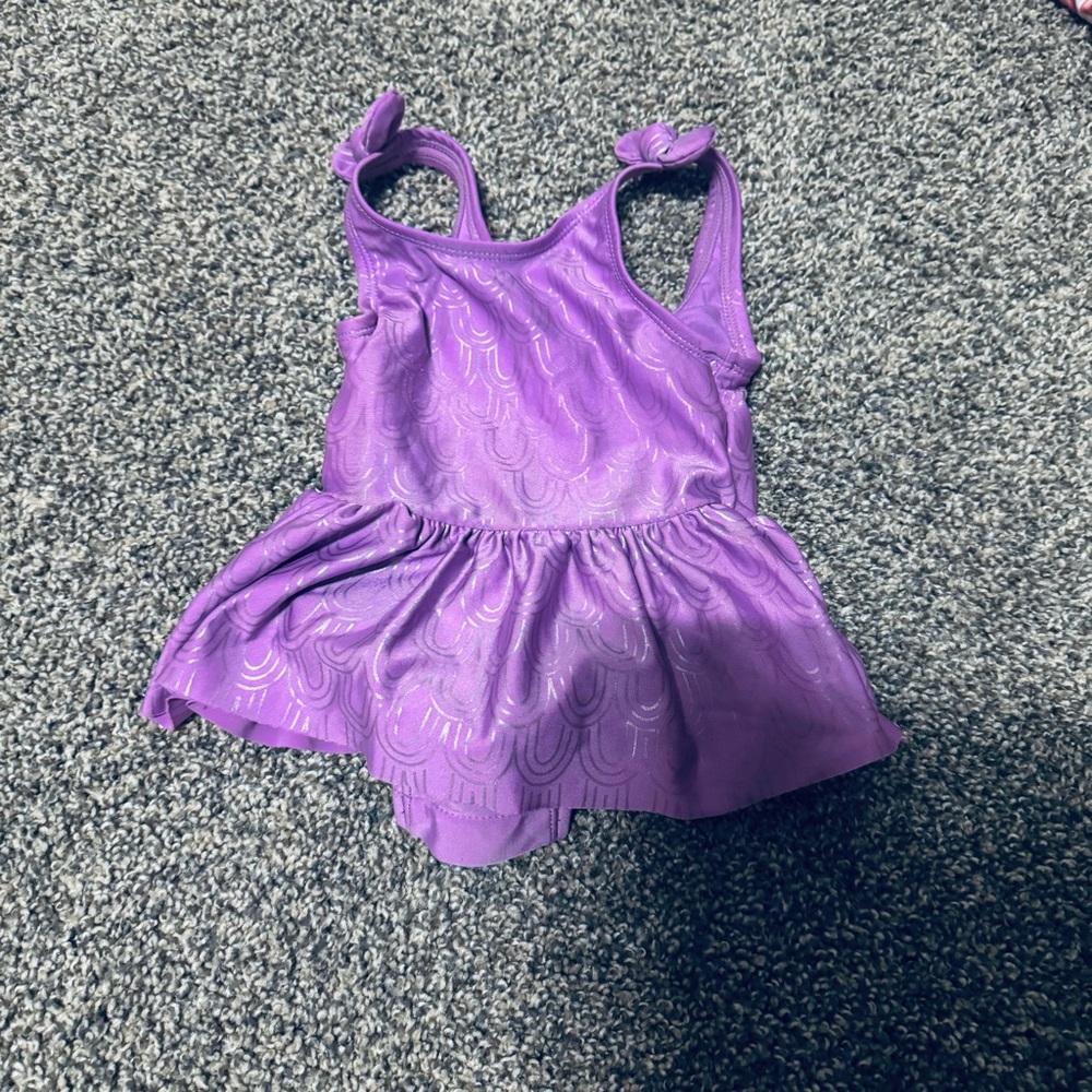 Cat & Jack Purple One Piece Swimsuit